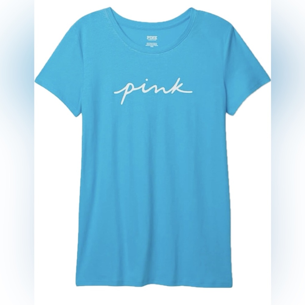 PINK Everyday Crew Neck Logo Tee